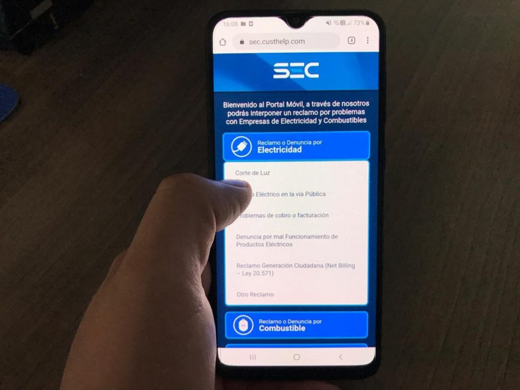 SEC recuerda a la comunidad que puede reportar en www.sec.cl problemas vinculados al uso de energéticos